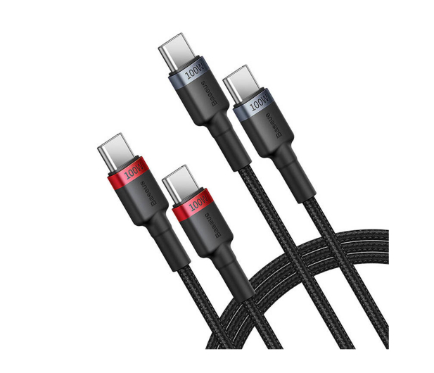 Baseus Kabel Cafule USB-C / USB-C 100W 1 m 2 szt. - 1502049 - zdjęcie 2